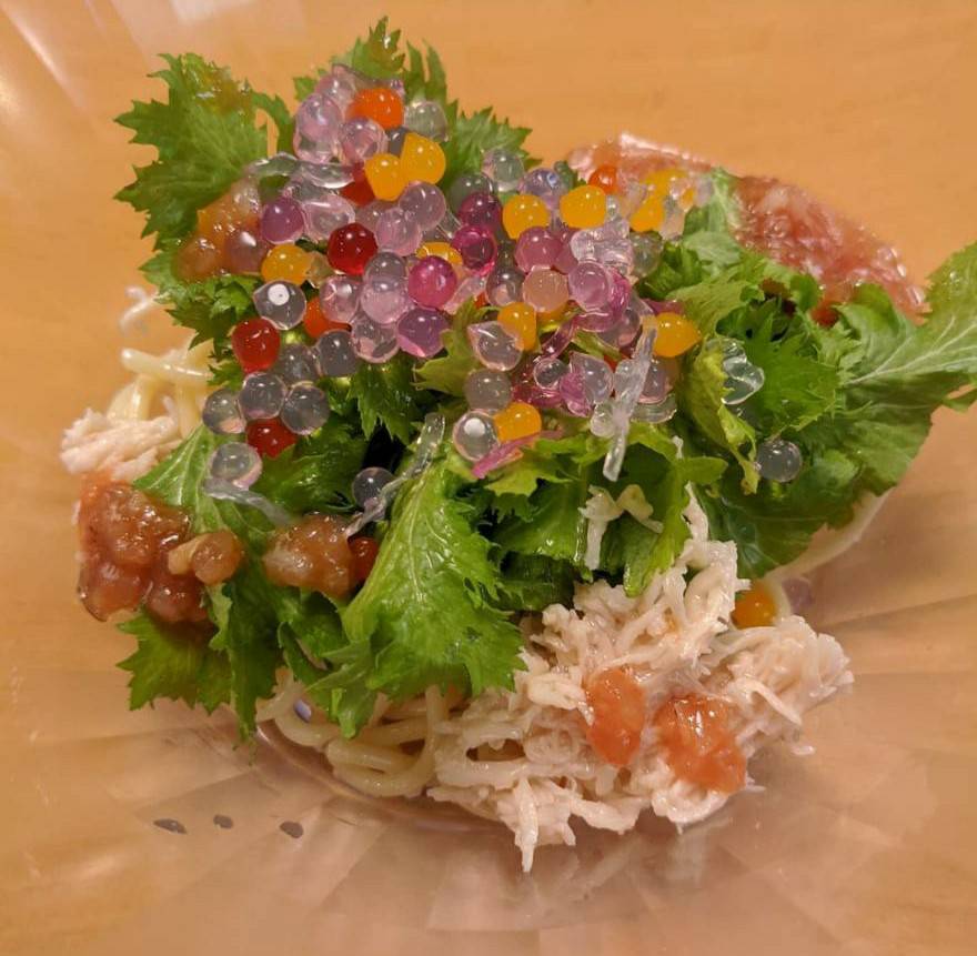 海藻麺と海藻ビーズ プチプチつるつる海の宝石 天恵ジャパン